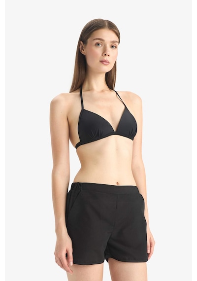 Defacto Regular Fit Deniz Şortu-fall İn Love T5639az25smbk27 Siyah