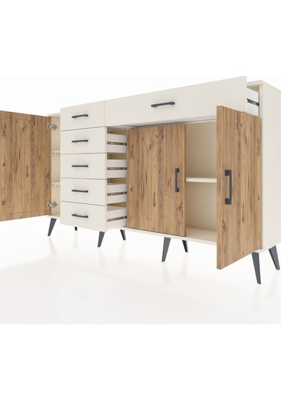 Arges Konsol 3 Raflı 6 Çekmeceli 3 Kapaklı 176x30x99 Aytaşı-çam/aytaşı Atlas Çam/aytası - Aytası Arges Konsol 3 Raflı 6 Çekmeceli 3 Kapaklı 176x30x99 Aytaşı-çam/aytaşı Atlas Çam/aytası - Aytası
