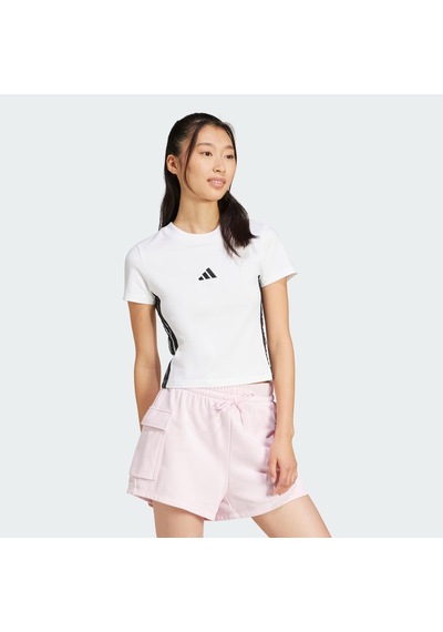 Adidas Essentials 3-stripes Slim Baby Kadın Tişört C-adıje1239b30a00 Beyaz