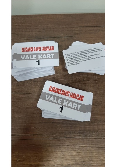 PLASTİK VALE KARTI