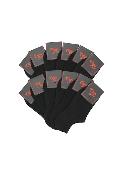 Cf Colour Feet Cf 12'Li Paket Siyah Kadın Çetik Çorap Siyah
