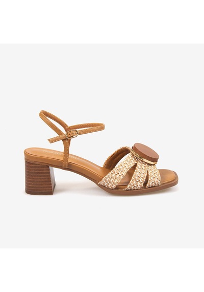 Noa Harmon Kadın Ayarlanabilir Kayışlı 5cm Topuklu Sandalet 10287 Multi-tan Noa Harmon Kadın Ayarlanabilir Kayışlı 5cm Topuklu Sandalet 10287 Multi-tan