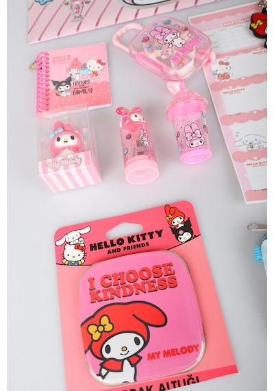 Lisanslı My Melody & Best Friends 20 Parça Kırtasiye Seti Çıtçıt Dosya,uçlu Kalem,roket Silgi Diğer