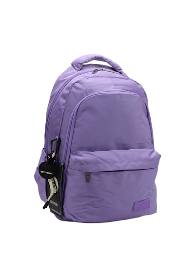 Lila Unisex Okul Çantası Su Geçirmez Kumaş Unisex Okul Sırt Çantası 2200 Lila