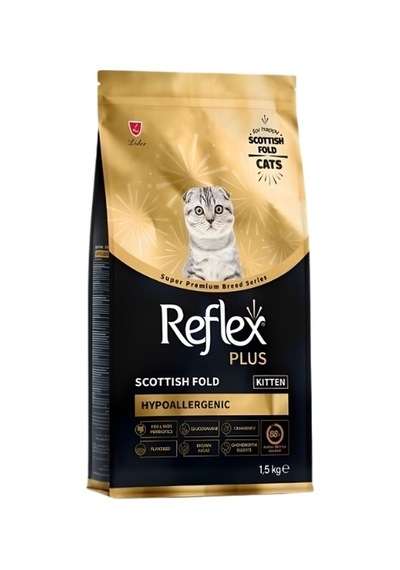 Reflex Plus Scottish Fold Hypoallergenic Tavuklu Yavru Kedi Maması 1.5 Kg