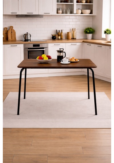 Arpelia Mutfak Masası 120x70x75 Cm Antrasit