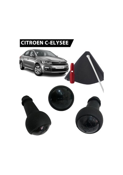 NVR Citroen C-Elysee Klasik Vites Topuzu ve Alt Çerçevesiz Körüğü Set