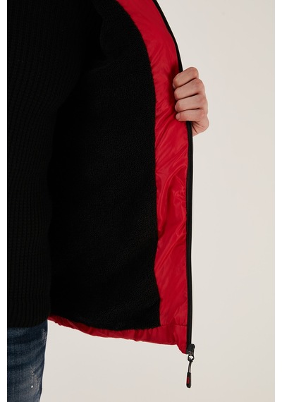 Buratti Peluş Astarlı Kapüşonlu Fermuarlı Slim Fit Şişme Erkek Mont 5762010 Kırmızı Buratti Peluş Astarlı Kapüşonlu Fermuarlı Slim Fit Şişme Erkek Mont 5762010 Kırmızı