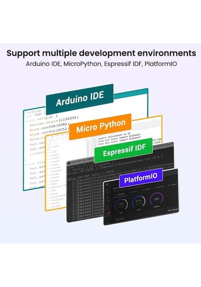 Elecrow Crowpanel Advanced 7 İnç Esp32-p4 Wifi 6 Hmı Dokunmatik Ips Ekran 1024x600