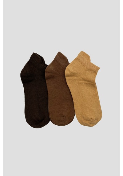 Defne Baby Cupcake Kutulu Premium Pamuklu Unisex Çocuk Patik Çorap Seti - Coffee Serisi Çok Renkli