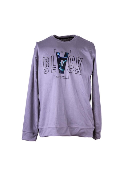 Trender Black Baskı Modal Octavian Gri Erkek Sweatshirt 26yg08000056 Gri