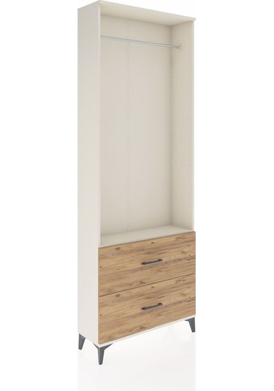 Arges Dolap Tek Raflı 2 Çekmeceli Tek Askılı 88x30x243 Aytaşı-çam Aytası Arges Dolap Tek Raflı 2 Çekmeceli Tek Askılı 88x30x243 Aytaşı-çam Aytası