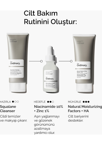 Niacinamide 10% + Zinc 1% - Leke Ve Gözenek Görünümü Karşıtı Serum 30ml