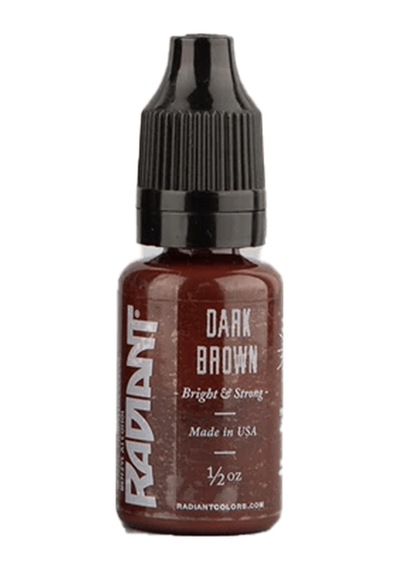 Dark Brown - Radiant Tattoo Dövme Boyası - 0,5oz/15ml
