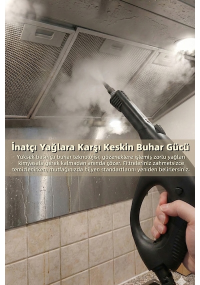 Premier PSC228 Çok Fonksiyonlu Buharlı Temizlik Makinesi