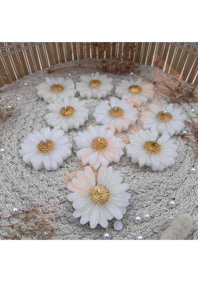 Bernami Mum Pinterest Papatya Mum Altın Yaldız Nişan, Nikah, Doğum Günü, Özel Gün - 10 Adet Diğer