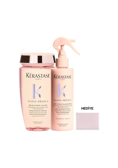 Gloss Absolu Elektriklenme Karşıtı Saç Bakım Seti - Bain & Spray