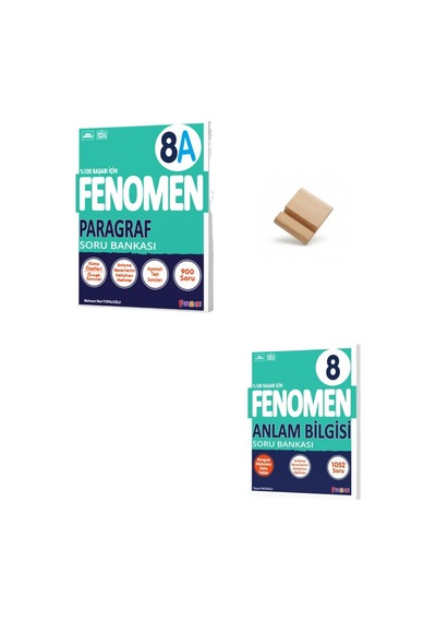 Fenomen Lgs 8. Sınıf 2027 A Serisi Paragraf Ve Anlam Bilgisi Soru Bankası + Telefon Standı