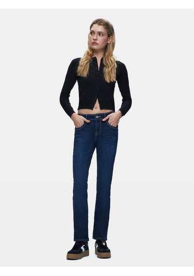 LTB Maxıme Dar Paça Orta Bel Mid Indigo Jean Pantolon