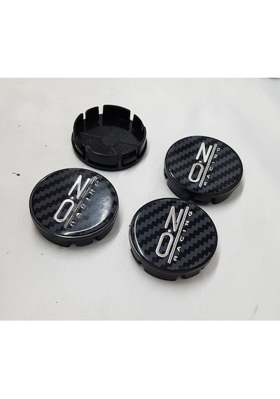 Jant Göbeği Oz Racing 65/62Mm Yuva 4Lü Set Alüminyum Siyah Karbon