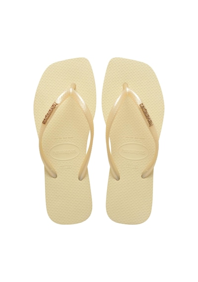 Havaianas Square Logo Metallıc Kadın Parmak Arası Terlik 4148257-14258 Krem
