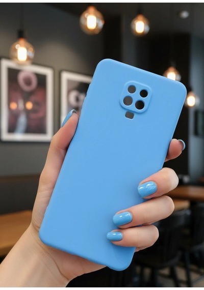 Xiaomi Redmi Note 9 Pro Kılıf Içi Kadife Süet Tasarımlı Kamera Korumalı Silikon Lansman Kapak