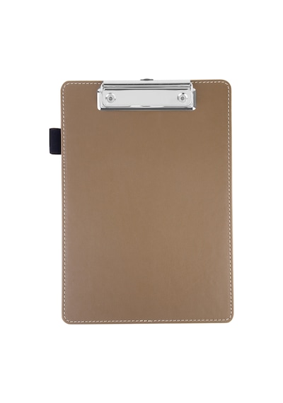 Sekreterlik,a5 Küçük Boy,kapaksız,a5 Clipboard Vegan Suni Deri,17,5x24,5 Cm.,vizon