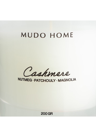 Mudo Home Dreamy Whıte Cashmere Mum 200gr Beyaz