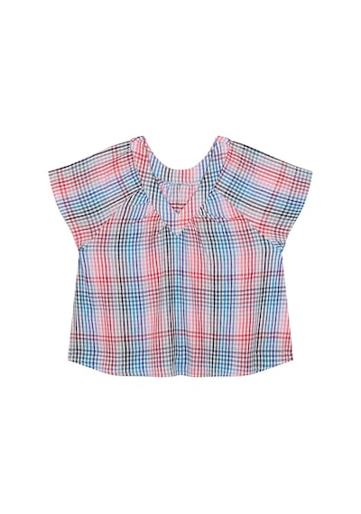 Denokids Pembe Günbatımı Kısa Kollu Bluz Şort Set