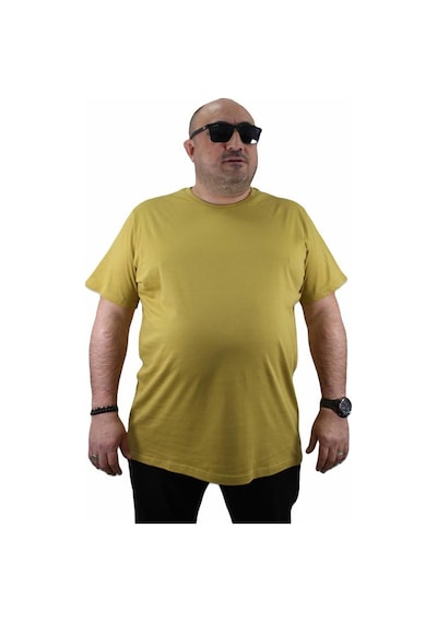 Starbattal Büyük Beden Basic Tişört 11100 Limon Sarı
