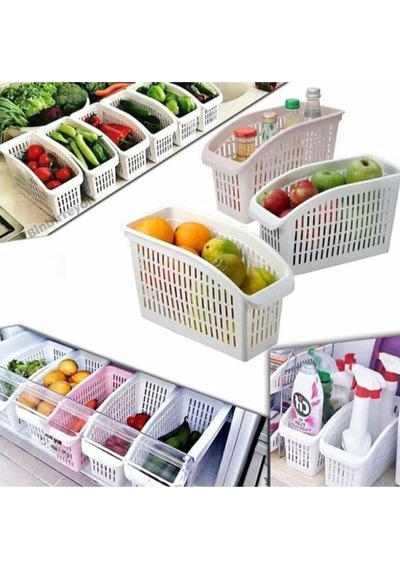Çok Amaçlı Plastik Dolap İçi Düzenleyici Saklama Kutusu Organizer Plastik 35 X 26 Beyaz Tr Diğer