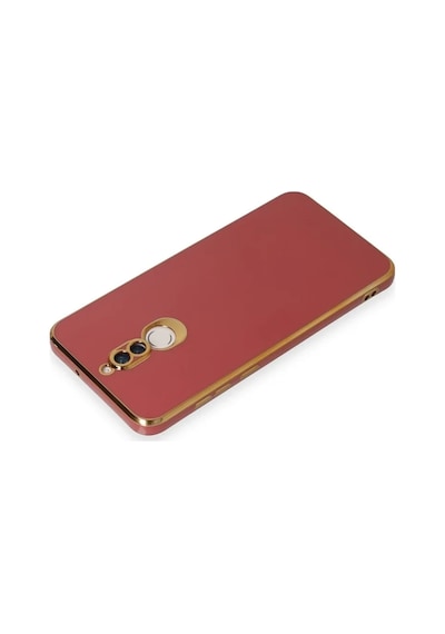 Mate 10 Lite Kılıf Volet Silikon - Kırmızı