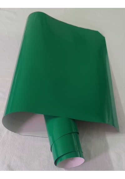 Yeşil Renk Dayanıklı Araç Motor Mobilya Folyosu 126cm X 30 Cm