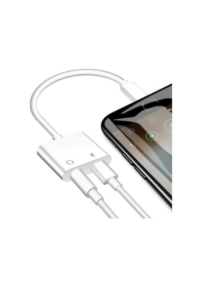 Iphone Ipad Lightning Uyumlu Kulaklık Ve Şarj Çevirici Dönüştürücü Çoğaltıcı Kablo 6 7 8 X X