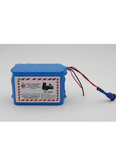 Ümit Maker 12.6v 12,8 Ah Lityum Batarya Şarj Aleti Hediyedir.