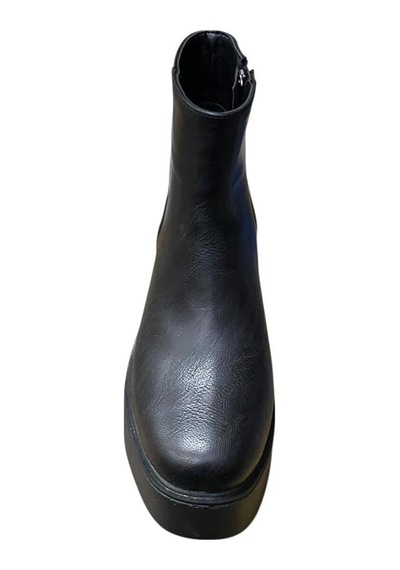 Miçe Shoes Kadın Platfrom Bot Siyah Tokalı - 796653832 Siyah Tokalı