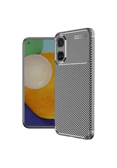 Mey İthalat A60 Kılıf Auto Focus Karbon Kapak - Gri