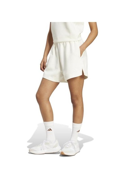 Adidas Soft Lux Kadın Ekru Şort Ekru