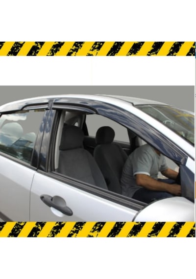 Ford Focus 1 Parlak Siyah Mügen Cam Rüzgarlığı Ford Focus 1 Tüm Kasalar 4 Lü Set