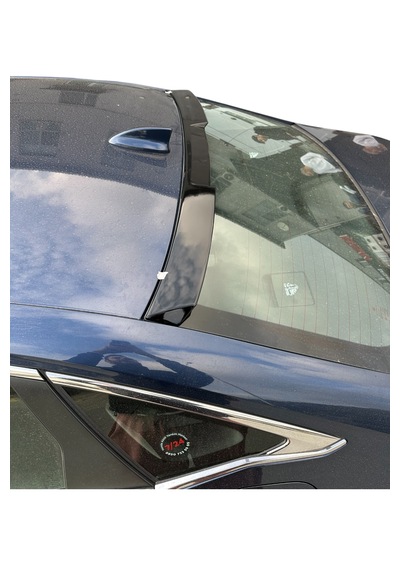 Honda Civic 2022+ Fe1 Cam Üstü Yarasa Spoiler İthal Abs Plastik Pianoblack