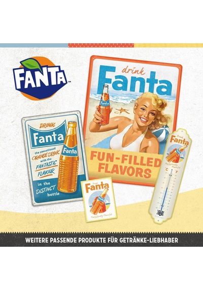 Nostalgic-art Fanta - Bottle Beach Buzdolabı Magneti 6 X 8 Cm Diğer