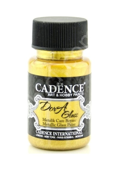 Cadence Dora Glass Cam ve Porselen Boyası - 3136 Rich Gold