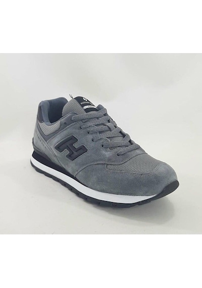 Hammer Jack CHILE M AYAKKABI Deri Gri -Siyah Erkek Sneaker Gri - Siyah