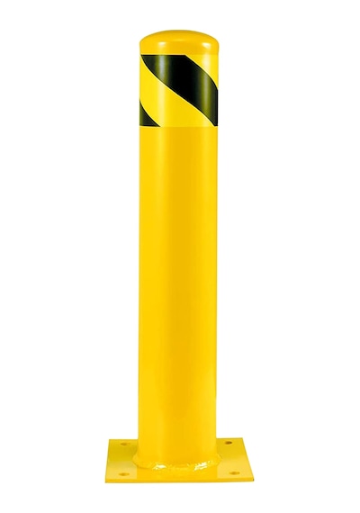 Kaldırım Sabit Bariyer Demir Duba Metal Park Demiri Otopark Bariyer 76mm 50 Cm 3mm Mavi