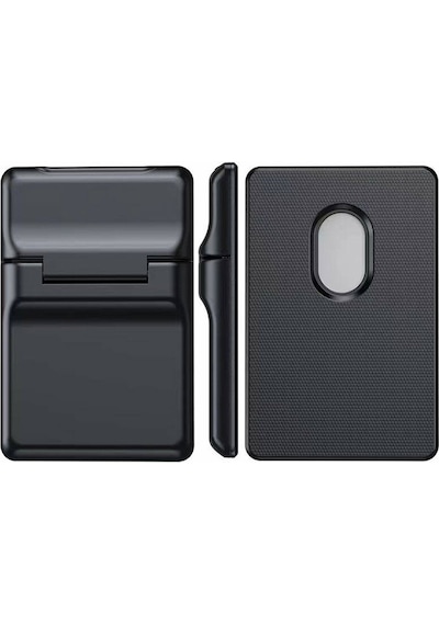 Sade Tasarımlı 2 Hazneli Pu Magnetik Standlı Kartlık Crd-05