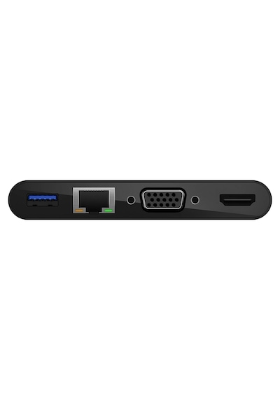 Belkin Usb-c Multimedia Adaptörü Vga, 4k Hdmi, Usb 3.0, Ethernet