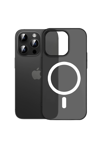 Apple Uyumlu iPhone Buff 16 Pro Magsafe Slimfy Kılıf Black