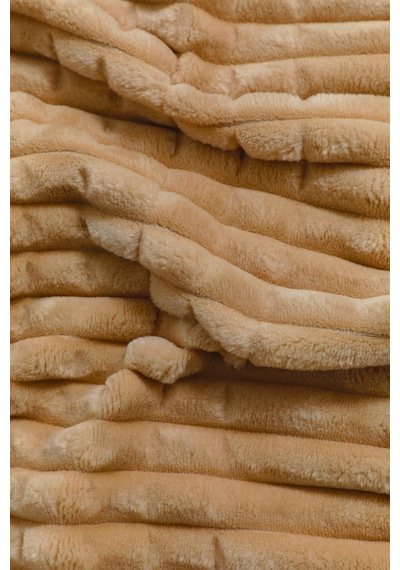 Merinos Modern Line 2 Parça Battaniye Seti - Bej