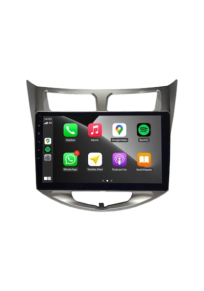Oskodi Hyundai Accent Blue Android Carplay Multimedya 2011-2019 4gb Ram + 64gb Hafıza