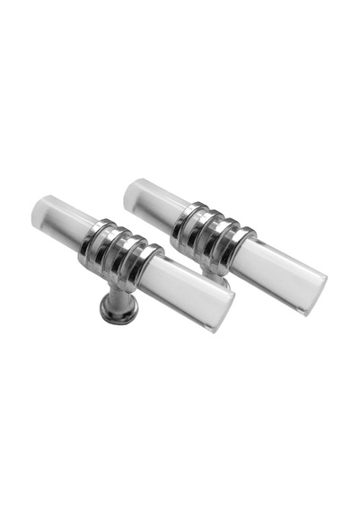 Epoksi Tepsi Kulpu Cam Kulp T Model 2 Adet Gümüş